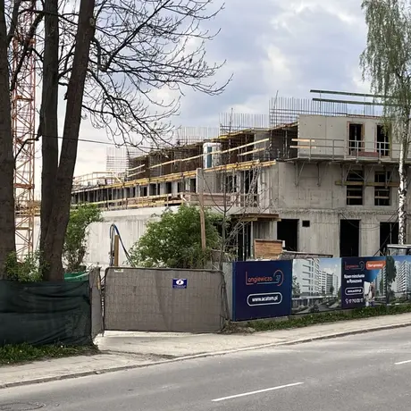 Budowa inwestycji mieszkaniowej Langiewicza 37 [kwiecień 2024] - fot 10